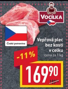 Vepřová plec bez kosti Vocílka
