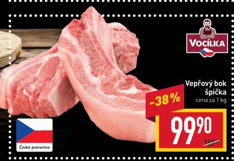 Vepřový bok špička Vocílka