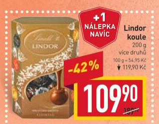 Bonboniéra Pralinky Lindor Lindt