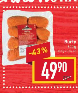Buřtíky Kostelecké uzeniny