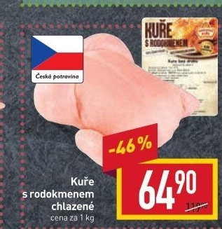 Kuře s rodokmenem Vodňanské kuře