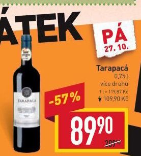 Vína Viňa Tarapaca