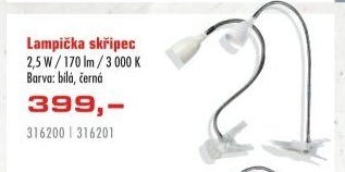 LED stolní lampa WO33-W Rabalux