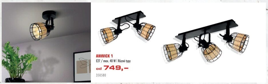 Nástěnné bodové svítidlo Anwick 1 Eglo