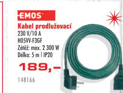 Prodlužovací spojka Emos