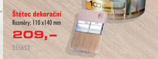 Štětec dekorační