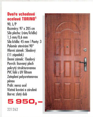 Vchodové dveře ocelové