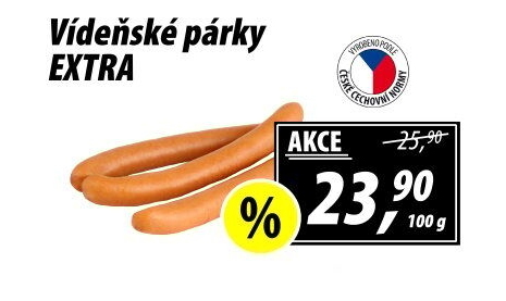 Párky vídeňské extra
