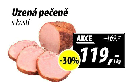 Uzená pečeně s kostí