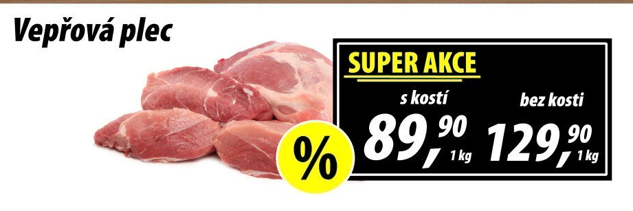 Vepřová plec s kostí