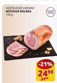 Bůčková roláda Kostelecké uzeniny