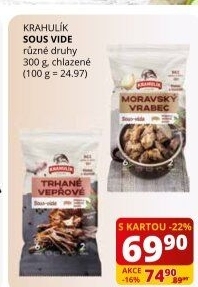 Hotová jídla Sous vide Krahulík