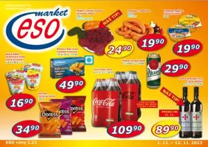 akční leták ESO MARKET 1.11.2023-12.11.2023