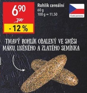 Cereální rohlík