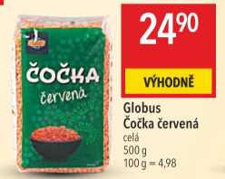 Čočka červená Globus
