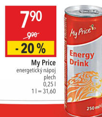 Energetický nápoj My Price