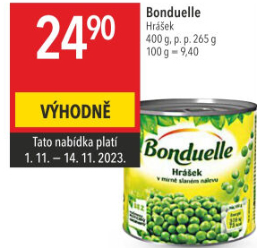 Hrášek Bonduelle