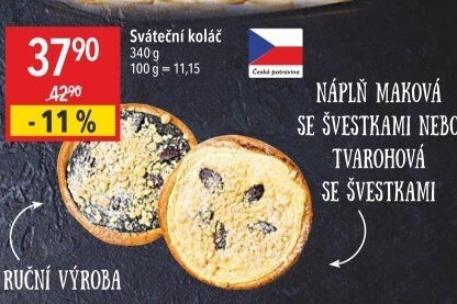 Koláč sváteční