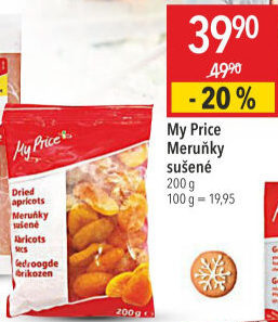 Meruňky sušené My Price
