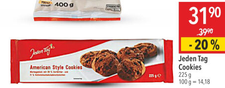 Sušenky Cookies Jeden Tag