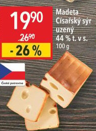 Sýr Císařský uzený Madeta