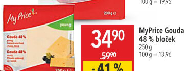 Sýr Gouda 48 % My Price