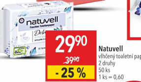 Toaletní papír vlhčený Natuvell