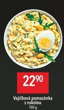 Vajíčková pomazánka s rukolou Globus