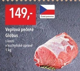Vepřová pečeně s kostí Globus