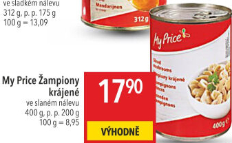 Žampiony My Price