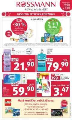 akční leták ROSSMANN drogerie 1.11.2023-14.11.2023