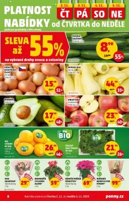 akční leták Penny Market 2.11.2023-8.11.2023