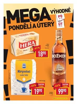 akční leták BILLA 1.11.2023-7.11.2023