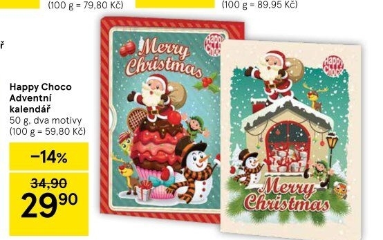 Adventní kalendář Happy Choco