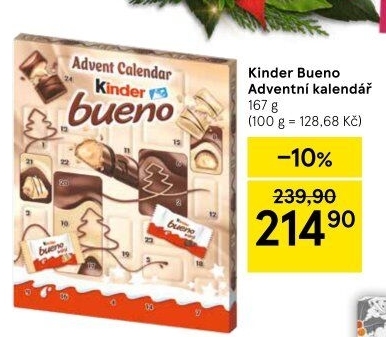 Adventní kalendář Kinder Bueno