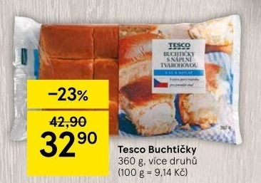 Buchtičky české Tesco