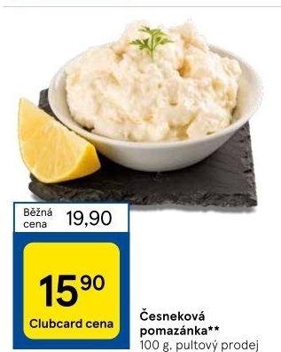 Česneková pomazánka