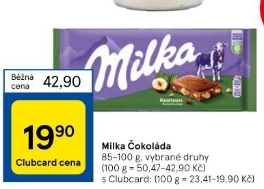 Čokoláda Milka