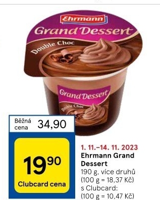 Dezert Grand Dessert Ehrmann