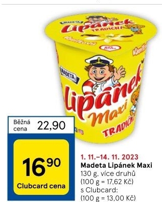 Dezert Lipánek Madeta