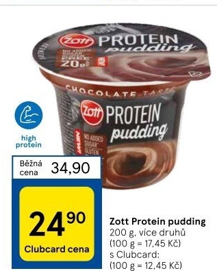 Dezert pudink protein Zott