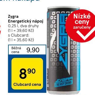 Energetický nápoj Zygra