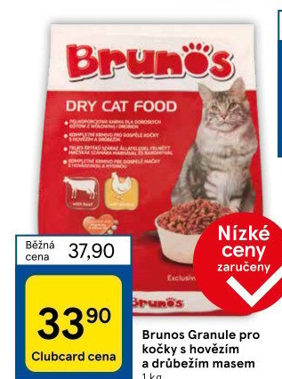 Granule pro kočky Brunos