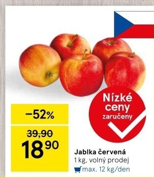 Jablka červená