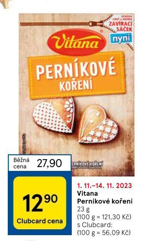 Koření Perníkové Vitana