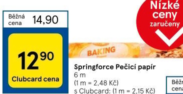 Papír na pečení Springforce