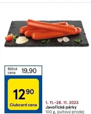 Párky javořické