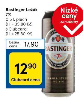 Pivo ležák Rastinger