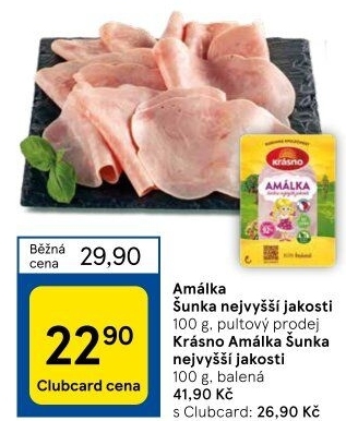 Šunka Amálka nejvyšší jakosti Krásno