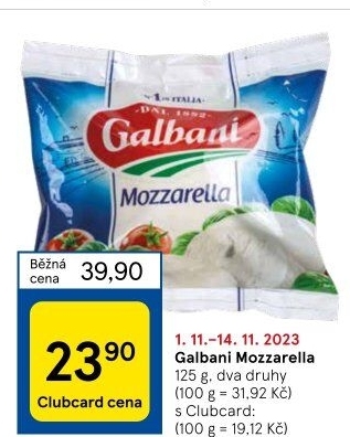 Sýr Mozzarella Galbani